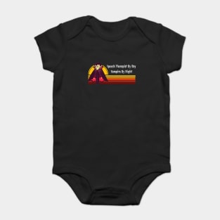 Speech Therapist By Day Vampire By Night Baby Bodysuit